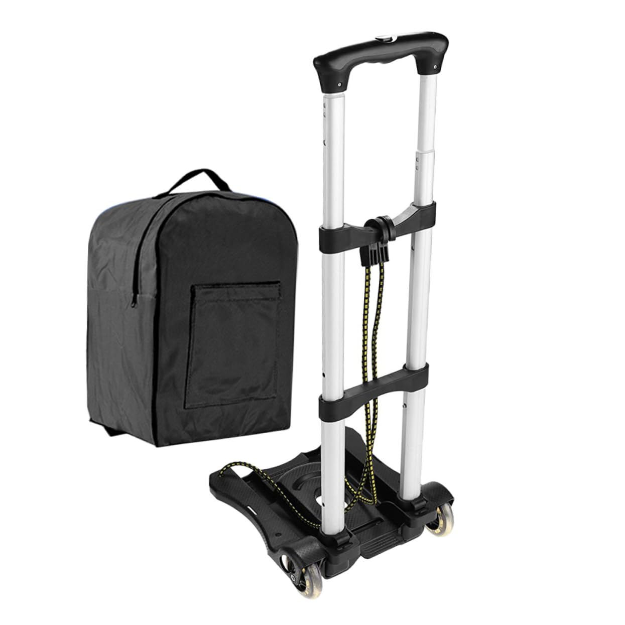 Carrello Pieghevole Due Ruote Carrello Portabagagli Manuale Della Spesa Portatile Resistente e Stabile Per Uso Quotidiano e Viaggio