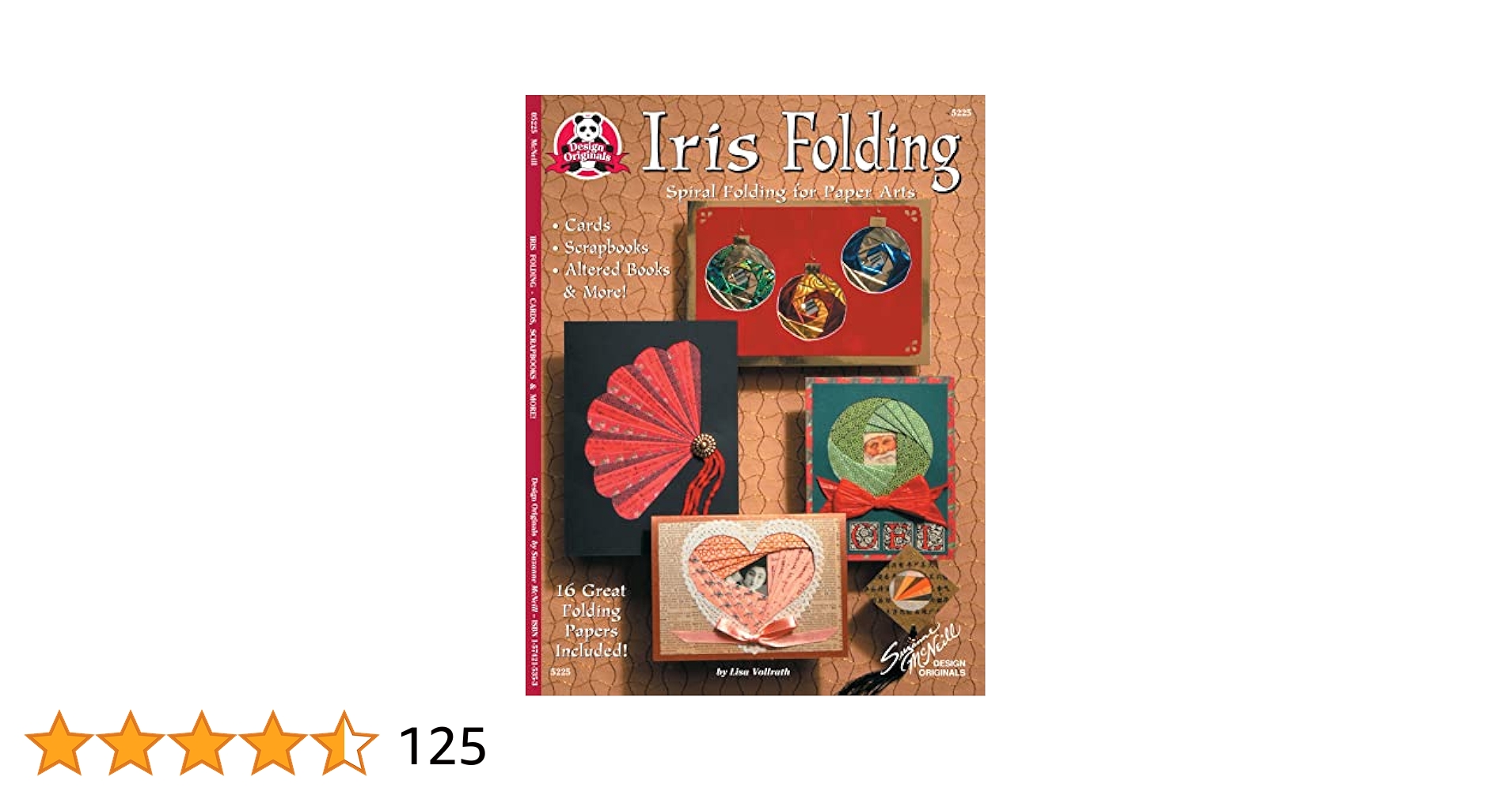 Iris Folding: Spiral Folding for Paper Arts (Design Originals) Easy Instructions and Designs for Spiral Origami Cards, Scrapbooks, Altered Books, and More, with 16 Beautiful Folding Papers Included: Lisa Vollrath: 9781574215359: Amazon.com: iris-folding-spiral-folding-for-paper-arts-design-originals-easy-instructions-and-designs-for-spiral-origami-cards-scrapbooks-altered-books-and-more-with-16-beautiful-folding-papers-included-lisa-vollrath-9781574215359-amazon-com