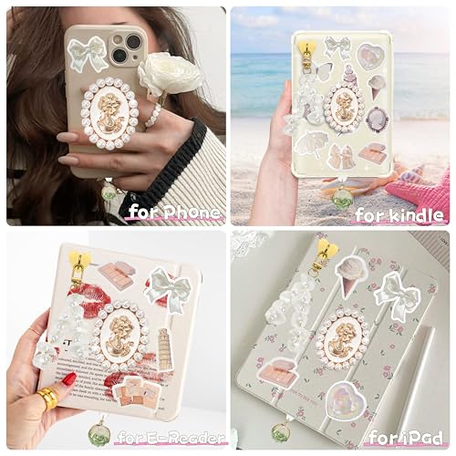 Accessoires pour Kindle avec breloque anti-poussière type C et support - 4