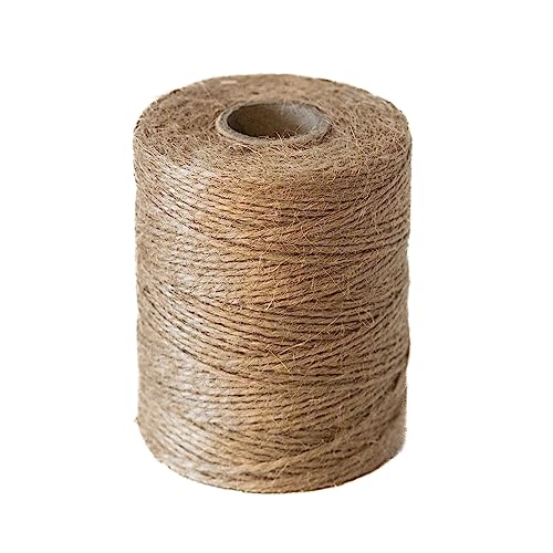 Chinchilla® Jutegarn | ca. 1,2 mm Ø | naturfarben | 100-m-Spulen | Jute-Schnur, Bindegarn, Bindeschnur, Dekokordel, Jutekordel | perfekt für Bastelarbeiten, Verpackungen