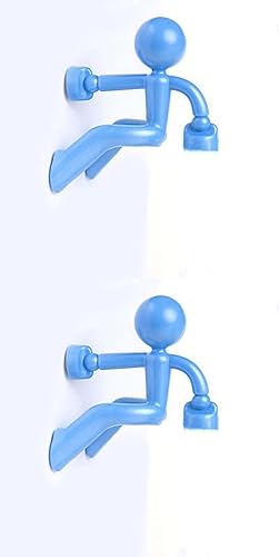 Miniatura 5 de Creativo de pared escalada villano imán clave colgante (amarillo, azul, negro, rojo)