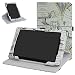 Mama Mouth 360 Degree Rotating Stand with Cute Pattern Case for 8" Nextbook Ares 8 (NXA8QC116) / Flexx 8 (NXW8QC132) / Nextbook 8 (Old Version NXW8QC16G) Windows 8.1 Tablet,Map Wihte