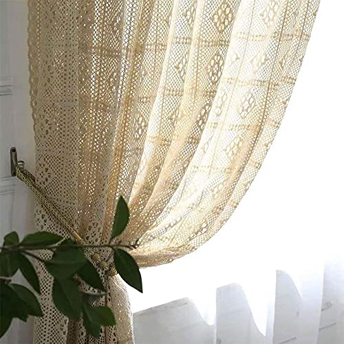 Rideaux rustique pour salon ferme réglant la luminosité sans assombrir - 2