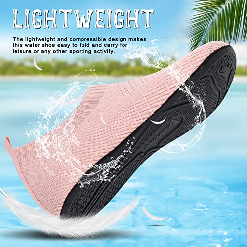 Image of ANLUKE Womens Mens Water Shoes Barefoot Quick-Dry Aqua Socks for Beach Swim Surf Water Sport