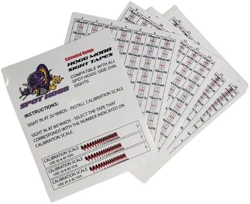 Vista 2 de Spot Hogg Tiro con arco - Cinta de visión de repuesto de rango extendido/cintas de yarda