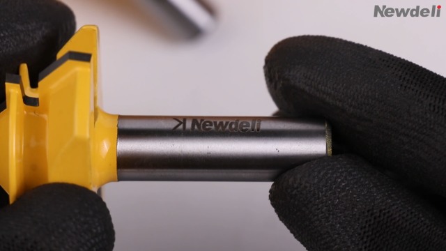 Image of Newdeli 3PCS 45 Degree Lock Miter Router Bit Set 1 /2 Inch Shank for 1 /2 inch, 3 /4 inch, 1 inch Cutting Height Joint Router Bits for Creating Lock Miter Joint