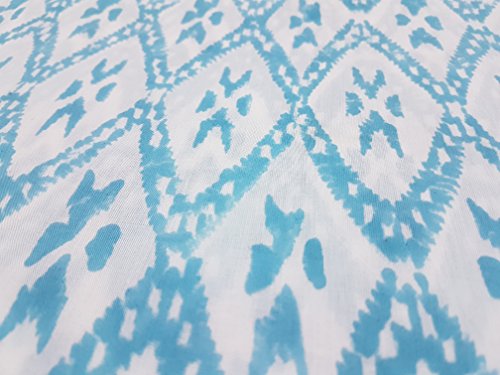 Tissu en coton imprimé Jaipur au mètre de 10 yards pour robe d'été