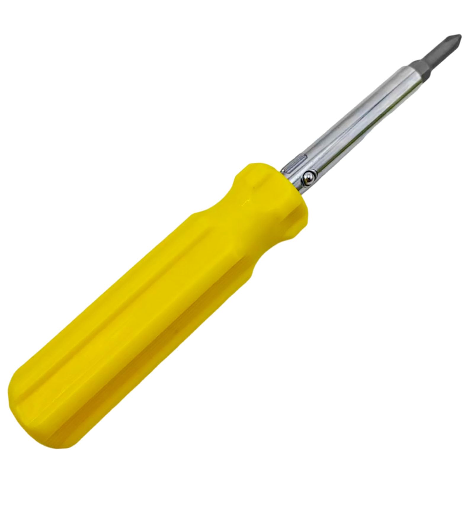 6-in-1 Screwdriver/Nut Driver Set,#1 And #2 Phillips, 3/16 And 5/16 Slotteds, 1/4" & 5/16" Nut Driver Bit Tubesnap-on 6 In 1 Multifunctional Screwdriver Bits yellow 1pc