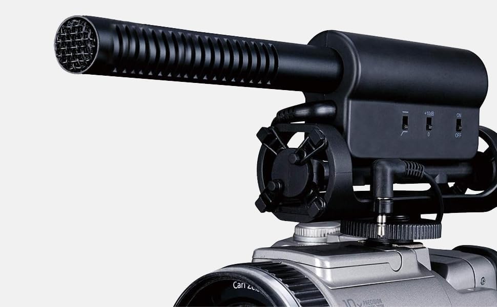 Amazon.com: Stereo Microphone with Windscreen (Shotgun) for Sony