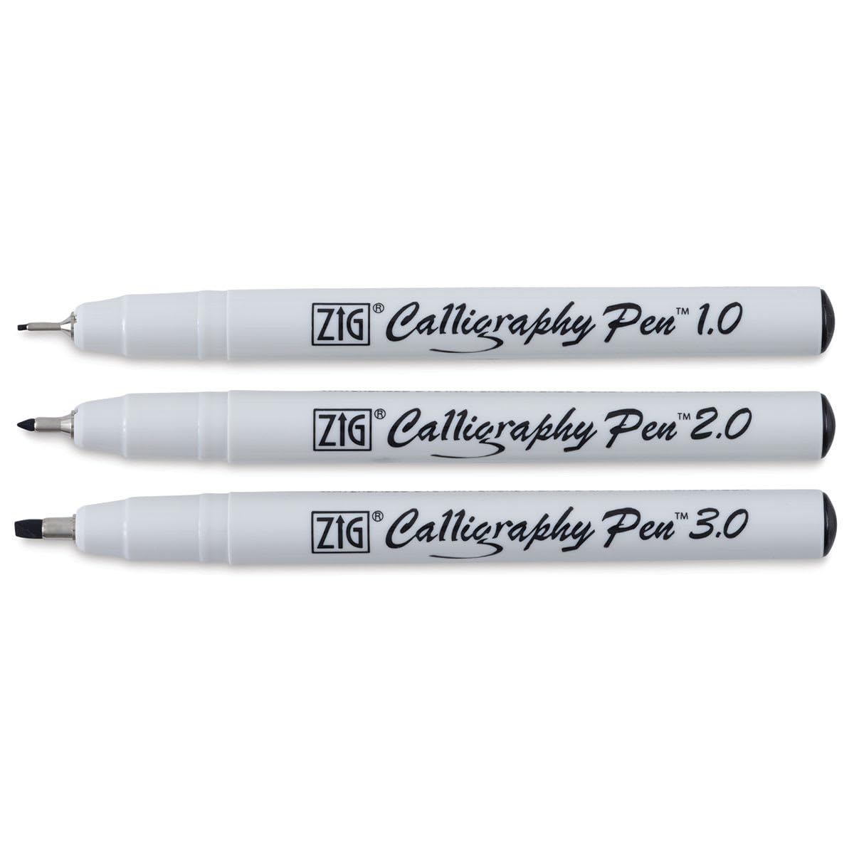 Amazon.com : Kuretake Zig Calligraphy Pen - Set of 3, Square
