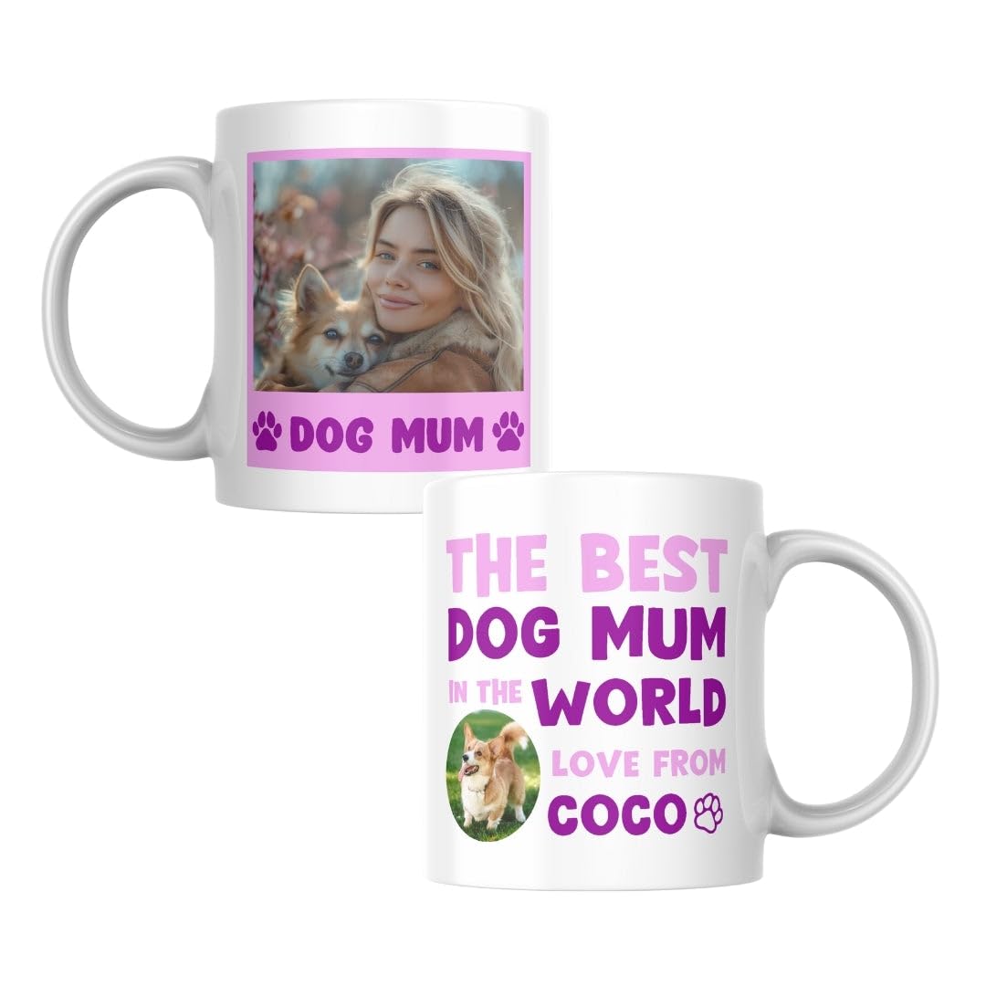 Custom World's Best Dog Parent Mug – Personalise with Photo & Name