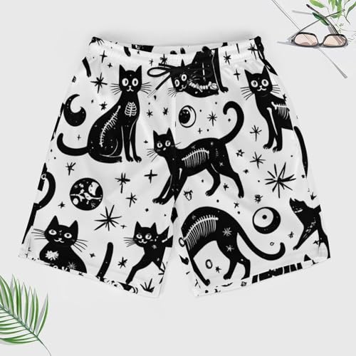 Mens Quick Dry Swim Trunks Cool Beach Shorts with Waist Drawstring for Surfing3