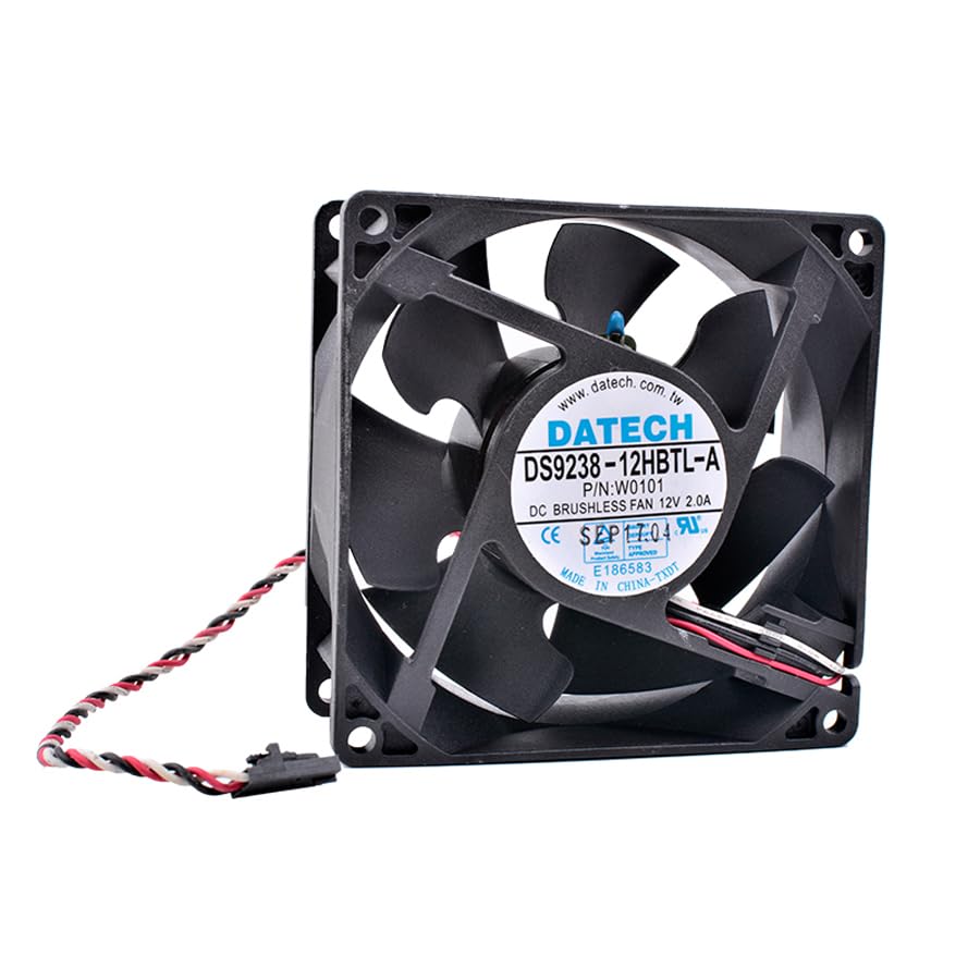 Amazon.com: DATECH DS9238-12HBTL-A 9238 9CM 12V 2.0A 3-Wire 