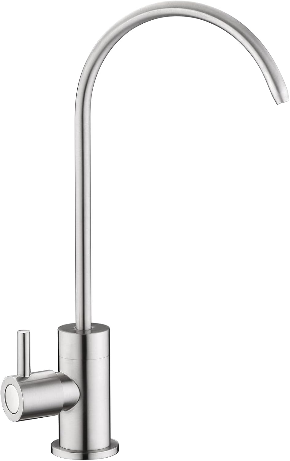 Drinking Water Faucet for Kitchen Sink, Reverse Osmosis Water Filtration Faucet for Bar Sink, Brushed Nickel and Stainless Steel, B06