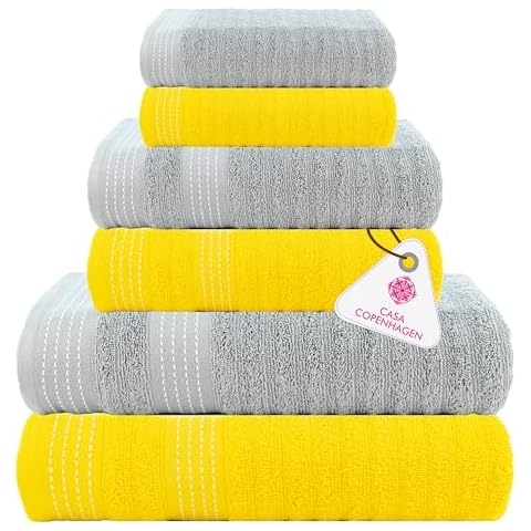 CASA COPENHAGEN Ribbed Towels Set Cover