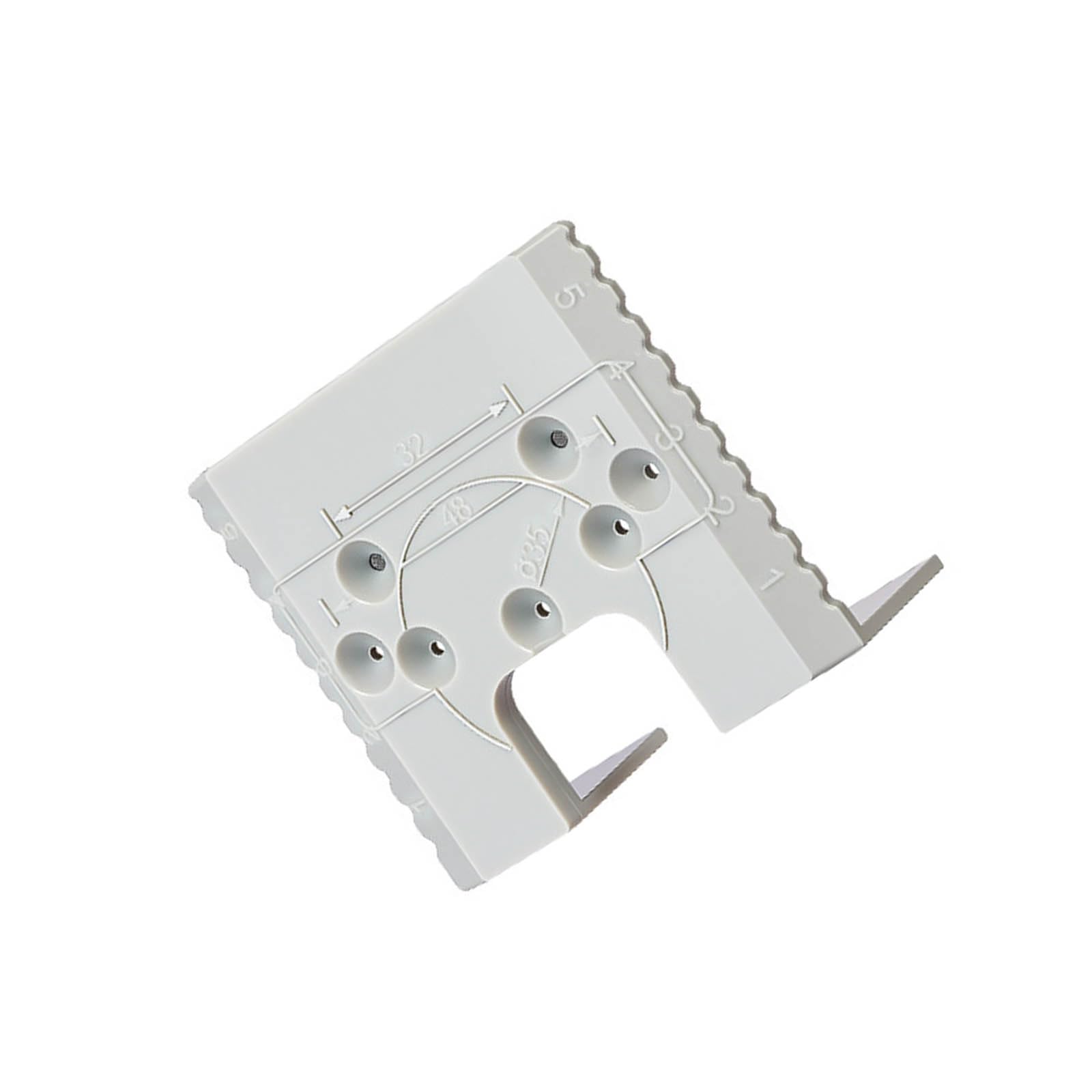 Kalttoy 1Pc Quick Fixed Sturdy Hinge Mounting Assistant Auxiliary Tool Cabinet Door Installation Point Fixed Plate Cabinet Door Installation Point Plate
