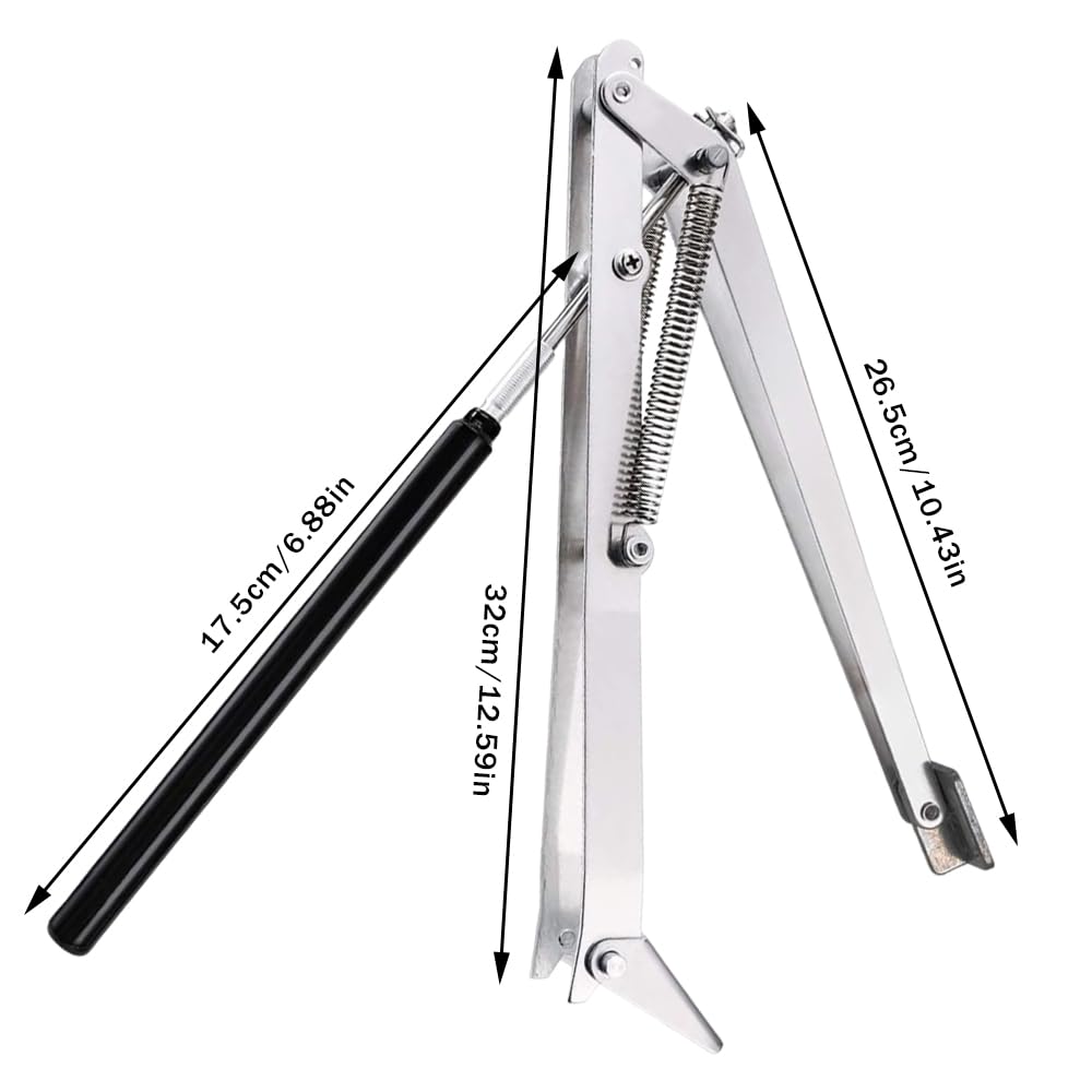 Verin Pour Serre, Ouverture Automatique Serre, Force de Levage Jusquà 15 kg, Double Ressort Verin Serre Automatique, Hauteur De Levage de 45 cm, Ouvre Fenêtre de Serre Et Abri de Jardin