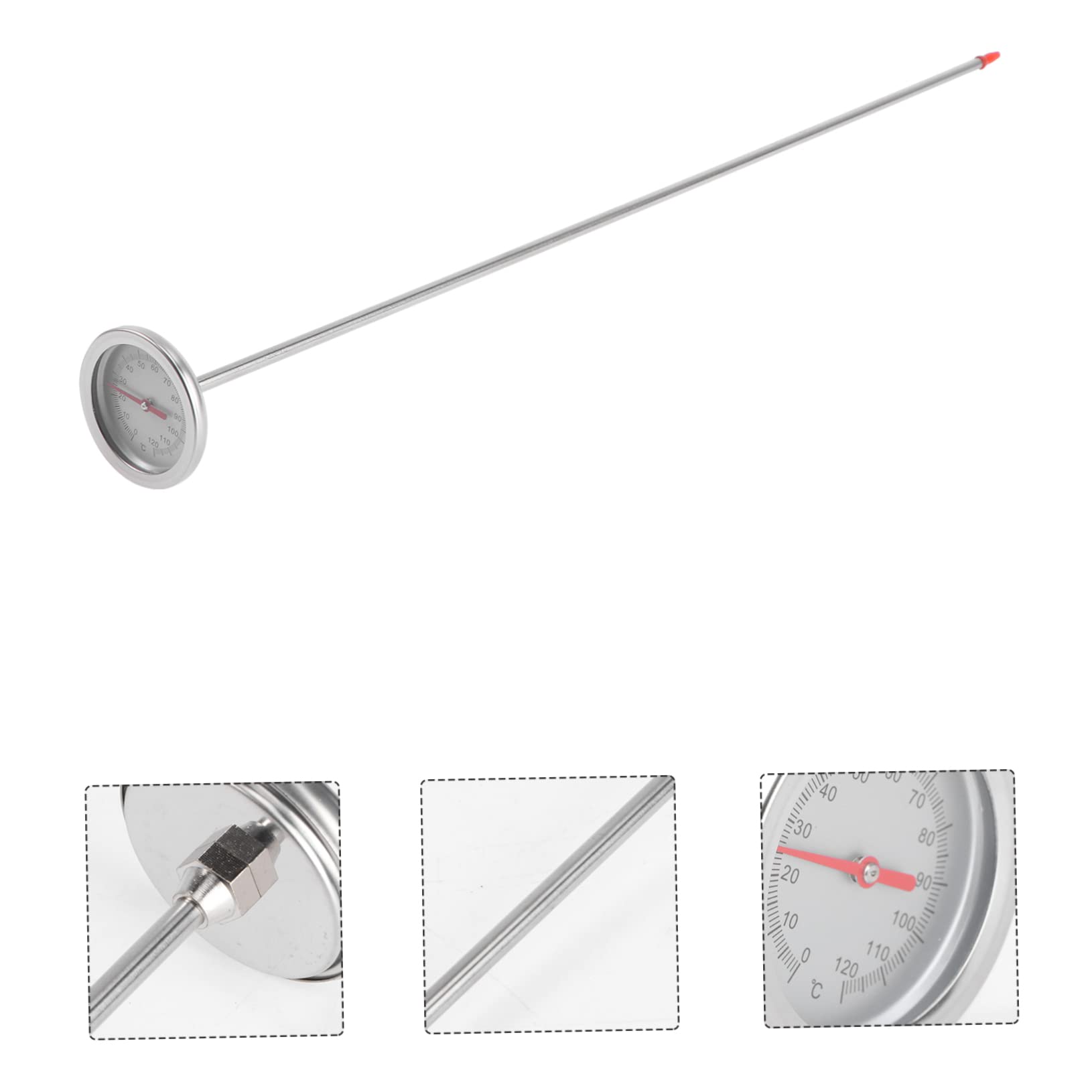 Kisangel 3stücke Boden-Thermometer Präziser Temperaturmesser Für Garten Und Kompost Analoges Thermometer Für Einfache Nutzung Und Zuverlässige Messung Der Erdtemperatur