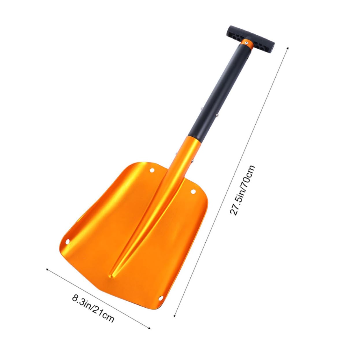 SEWACC Pelle à Neige Saison Hivernale de Déneigement Pliante en Alliage D'aluminium pour Voiture Raclette et Rangement Facile
