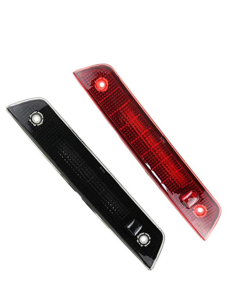 Riloer Terza luce freno, Luce freno a LED ad alto livello Lampada stop per porta, Luce freno posteriore ad alto livello compatibile con Jeep Grand Cherokee 2005-2010, 55156389AC 1 pezzo lente rossa