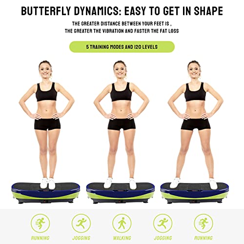 3D Vibrationsplatte mit Trainingsbänder | extra groß Slim und rutschfest | Ultra leiser Motor | Bluetooth Lautsprecher… – Bild 4
