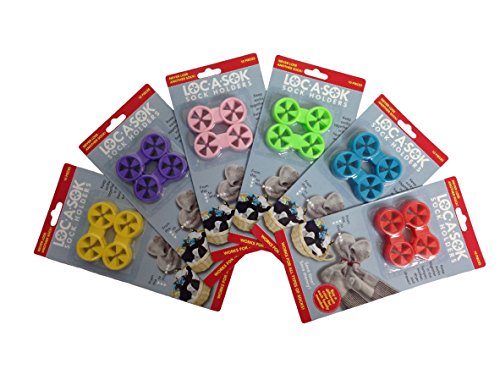 Image of Loc A Sok Sock Locks (Pack of 60 - Six Colors)