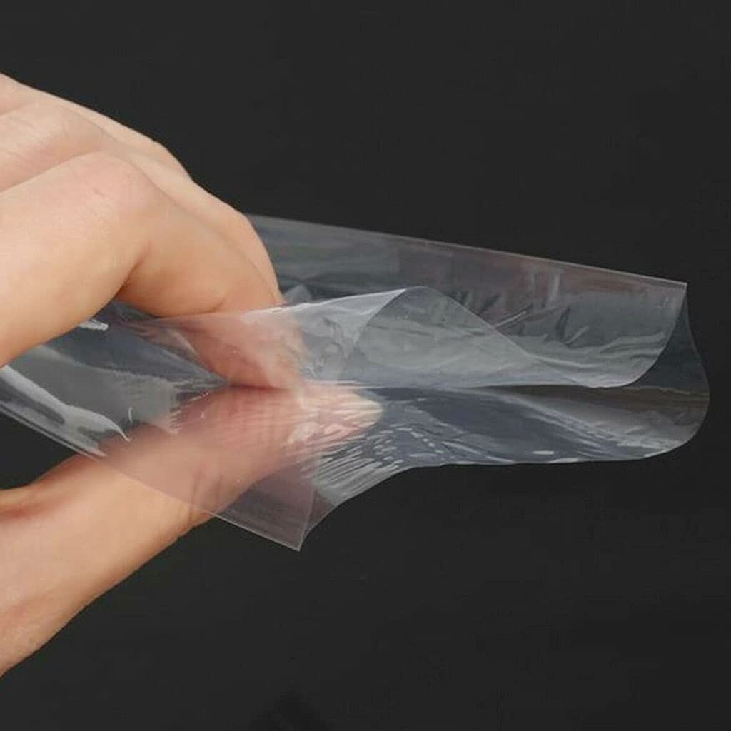 100 Stück PVC-Schrumpfbeutel – Transparent, Reißfest, Für Lebensmittel, Fön Oder Wärmetunnel