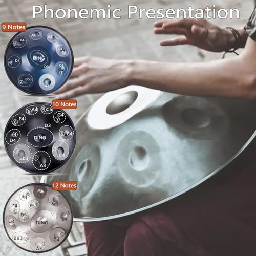 Handpan Drum 22 pulgadas 12 notas 440Hz miniatura 2