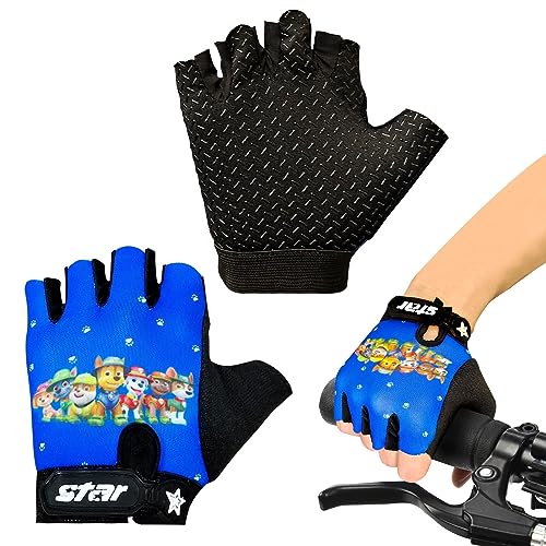 Fahrradhandschuhe Kinder Fingerlos, Wandern Radhandschuhe, Bike Gel BMX...