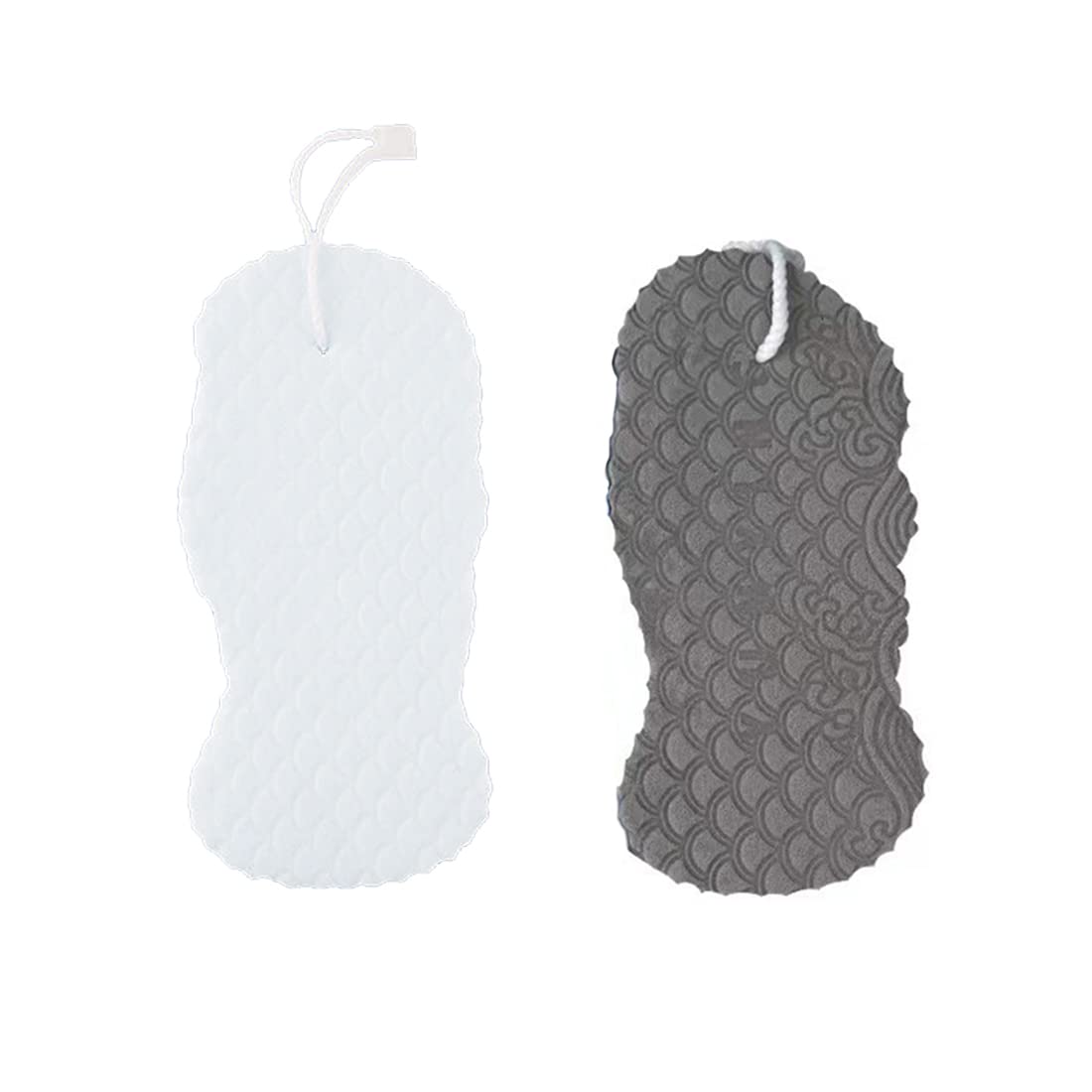 Teegxddy 2 esponjas de baño exfoliantes supersuaves, esponja de baño exfoliante corporal, esponja de baño exfoliante, para mujeres, hombres, niños