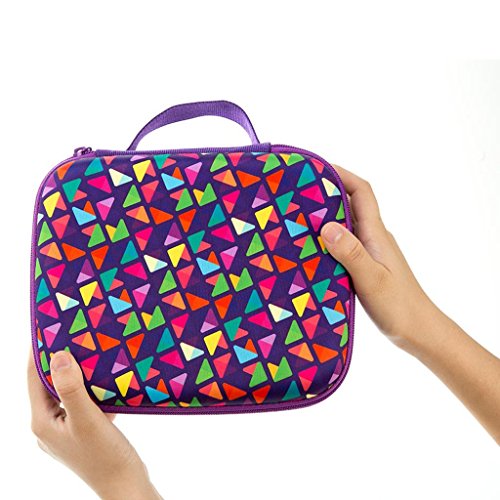 ZIPIT Colorz Big Pencil Case/Pencil Box/Storage Box, Purple