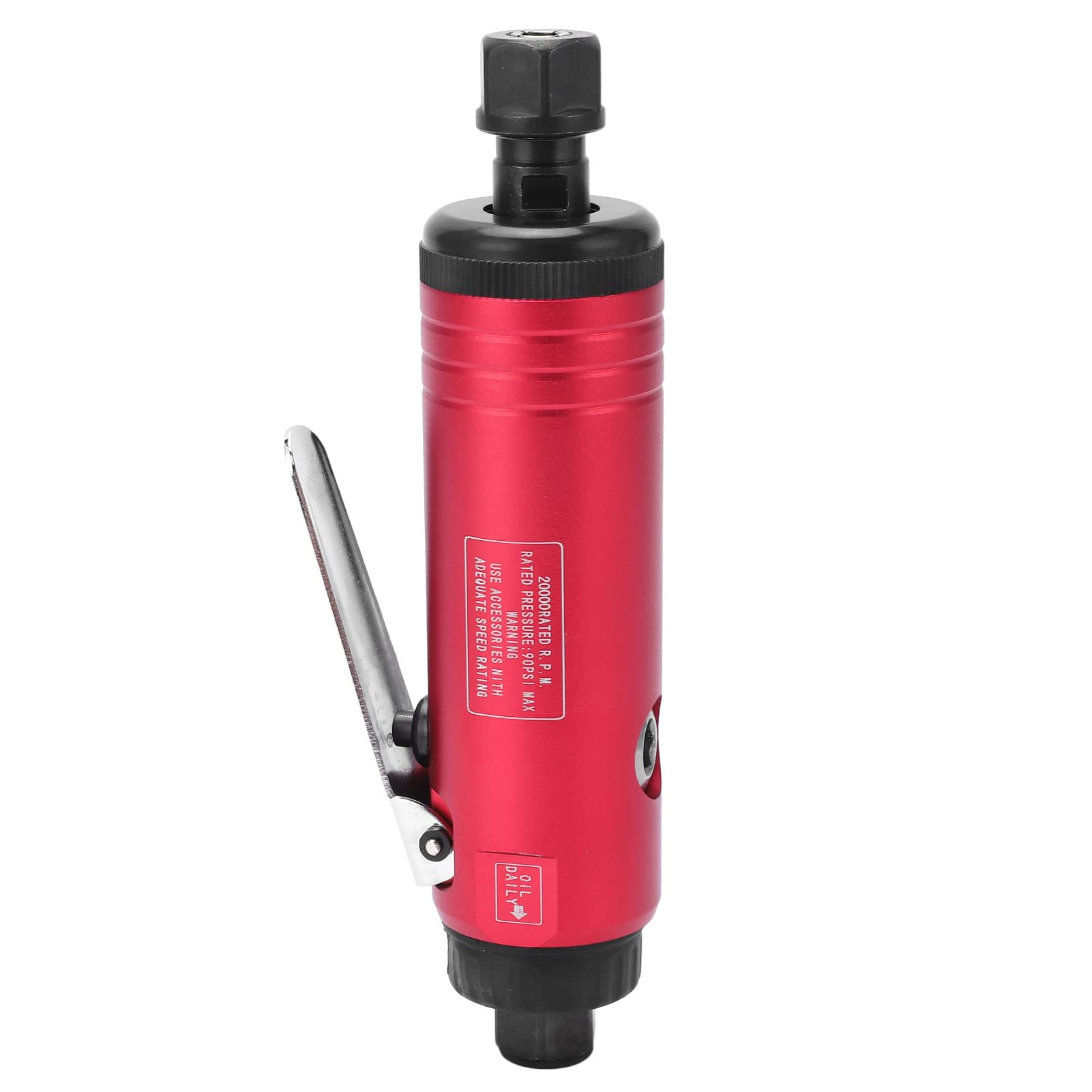 BusoTh Air Die Grinder Set, Air Die Grinder Compact Smoothing 90PSI High Concentric Rotation Speed Wear Resistant with 3mm 6mm Collet for Metal Processing (European Style), BusoTh7sgkcuxg1v-12