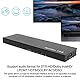 MENDUNER 4K HDMI Splitter 1 in 8, 8 Wege HDMI -Splitter 1 in 8 Out 4K, 100‑240V F118 8 Ports 1 in 8 Out HDMI 1.4 Splitter Audio Video 1080p Distributor (EU-Stecker)
