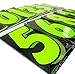 EZ Line Vinyl Decals for Cars Chartreuse Large Number Stickers 11 Dozen Windshield Numbers Pro Pack Dealer Supplies