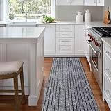 Aminana Custom Sizes Runner Rug 2ft x 6ft Indoor Outdoor Utility Carpet Runner,Area Rugs with Non-Slip Rubber Backing for Hallway Kitchen Entryway Balcony Garage Stair Laundry Room Bathroom