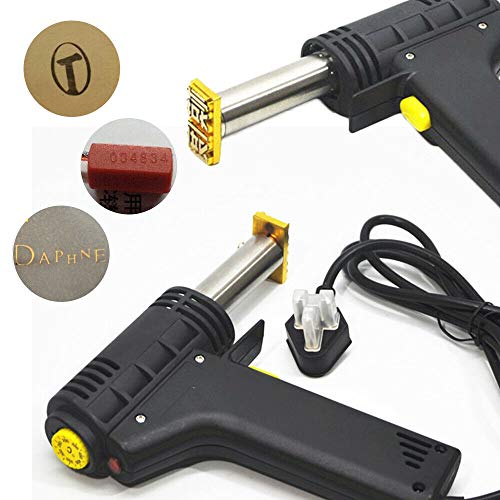 Donngyz Electric Embosser Manual Hot Foil Stamping Stamp Machine Leather Heating Embossing Branding Bronzing Logo Diy Tool(Us Stock) #TOP1