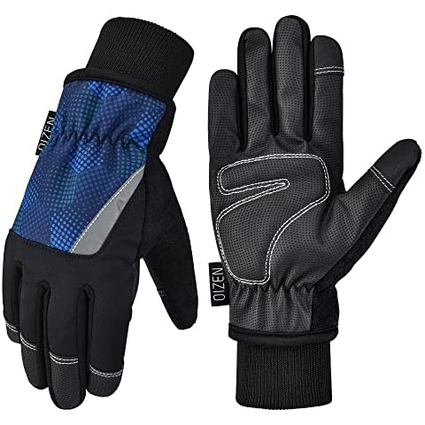 Winter Work Gloves with C40 3M Thinsulate Insulation, Down to 23℉, 1 Pair of OIZEN Waterproof Windproof Gloves for Women, Size Small Cover