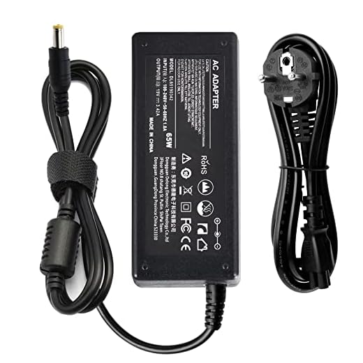 Cargador 65W AC Adaptador para Acer Ordenador Portatil Alimentacion 19V 3.42A para Acer Aspire One E15 E17 E5 ES1 E3 5750 5920 V5 V3 A315-21 A315-31 A315-51 PA-1700-02 Cargadores 5.5 * 1.7 m