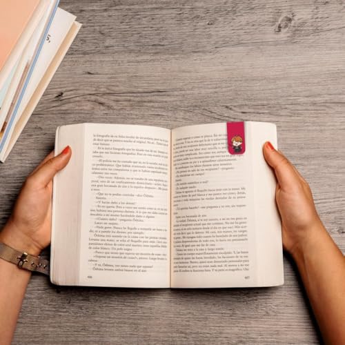 Image of Zesta Magnetic Bookmark for Books | Set of 7 Book Marks Aesthetic Magnetic | Cute Book Marker | Accessories for Booklovers & Gifts (Harry Potter Bookmark, 9X2.5 Cms)