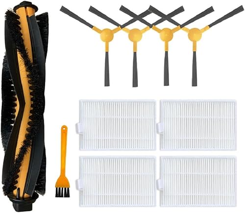 Cepillo lateral principal de repuesto, filtro Hepa, paño de trapo, compatible con Coredy FL022 Robot Aspirador Accesorios (juego A) disponible en Yaxa Costa Rica