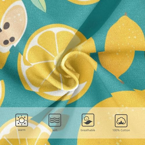 KLL Slices Whole Lemons Toddler Boy Pure Cotton Briefs Underwear Breathable Children Undies3