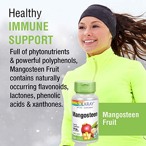 image for Solaray Mangosteen Fruit 475mg | Whole Herb | Antioxidant & Immune Sup