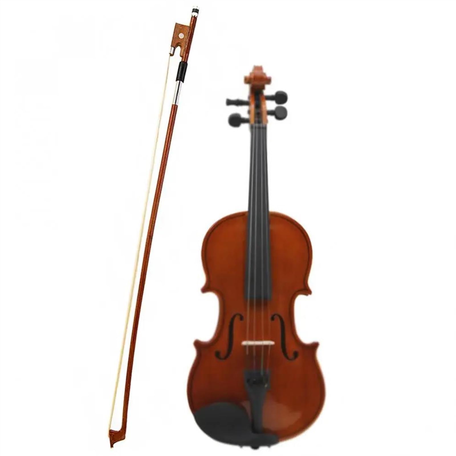 TSTS Geigenbogen voller Größe 4/4 Violine Bogen Rosshaar Holz Stick Kunststoff Griff Geige Bogen Langlebige Violine Zubehör Instrumente