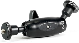 Double Ballhead Arm, EVO Gimbals Pro-Mount II Universal Magic Arm, Large Size | Dual 1/4-20 Ball Head - for Camera Cages, Super Clamp, LED Displays and More