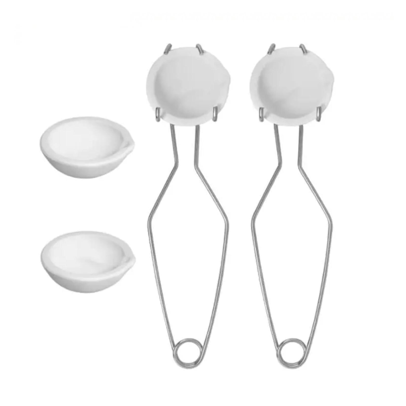 Pinze per crogioli Set crogiolo for fusione al quarzo Pinze for frusta Forniture for stampaggio metalli for oro piccolo adatto for gioielli(6 piece set)