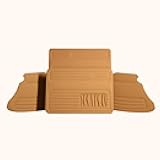 for VW Beetle Door Panel Set | Fits 1300 1302 1303 (1967–1979) | 4-Piece Interior Trim Kit for Classic Bug Sedan | Faux Leather Restoration Panels | 8 Color Options for Kafer VW Type 1 (Tan)