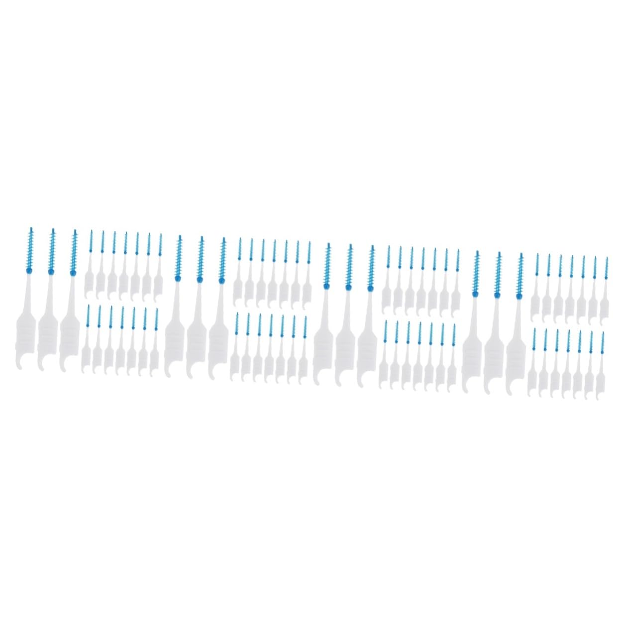 PartyKindom 800 Piezas Cepillo Interdental Dental Selecciones De Dental Limpiadores De Pincel Palillo De De Viaje Limpieza Portátil Interdental Oral Palillos De
