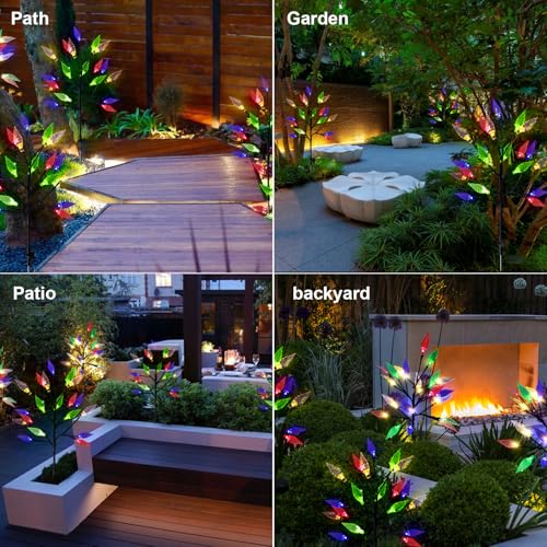 Lampe solaire extérieur 16 LED éclairage de jardin pour chemin et cour - 7
