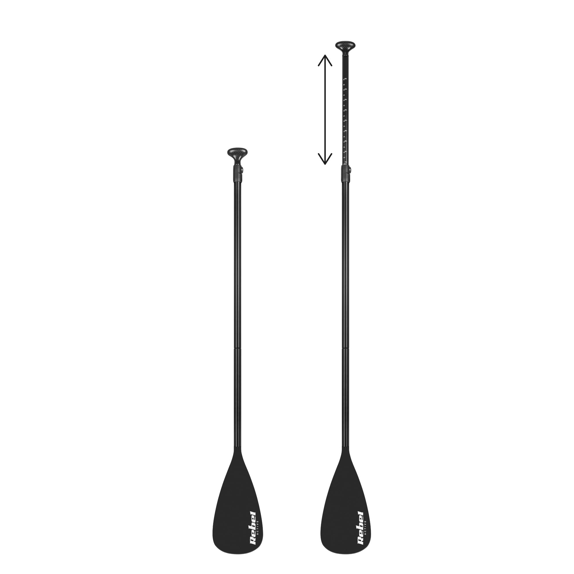 Rebel Electro Tavola da SUP con pompaggio a punto goccia da 350 cm Set zaino con pompa a pagaia RBA-4500-OR