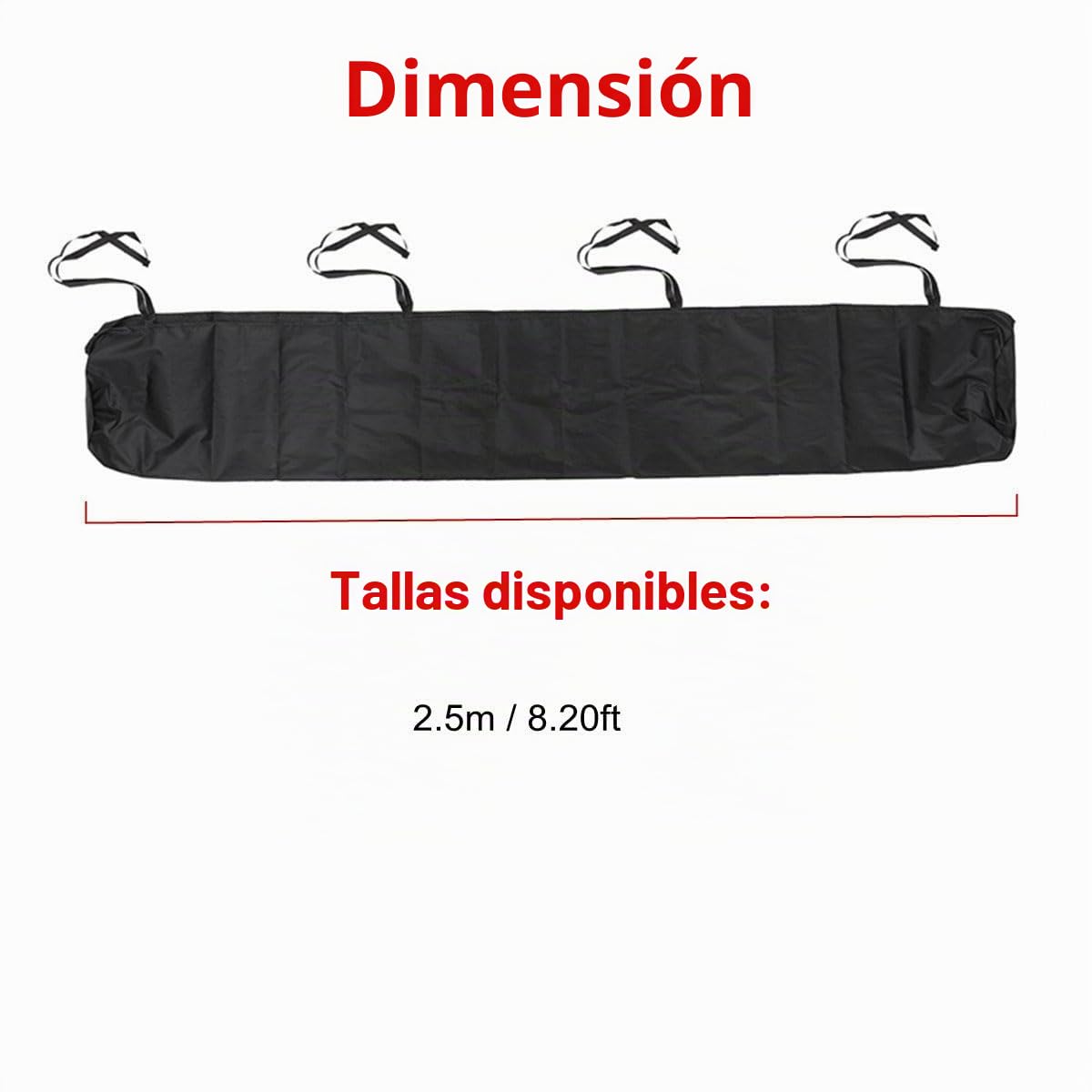 NUZAMAS Toldo protector para terraza, toldo de terraza, bolsa de almacenamiento, resistente al polvo, impermeable, cubierta de toldo de repuesto, protección contra el polvo para jardín, terraza